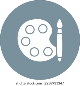 Color Palette vector icon. Can be used for printing, mobile and web applications.
