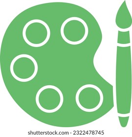 Color Palette vector icon. Can be used for printing, mobile and web applications.