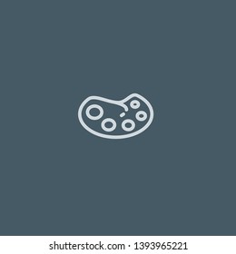 Color Palette vector icon. Color Palette concept stroke symbol design. Thin graphic elements vector illustration, outline pattern for your web site design, logo, UI. EPS 10.
