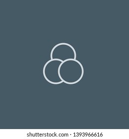 Color Palette vector icon. Color Palette concept stroke symbol design. Thin graphic elements vector illustration, outline pattern for your web site design, logo, UI. EPS 10.