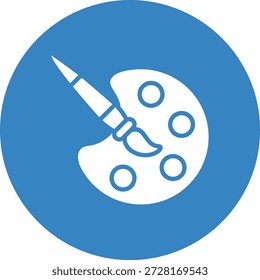 Ilustración de diseño de icono de Vector de paleta de colores