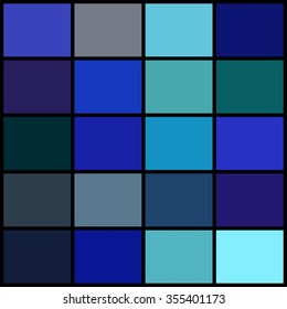 Color palette. Vector illustration