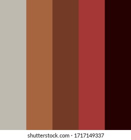 color palette vector illustration brown pink.pantone color guide