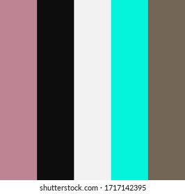 color palette vector illustration pastelle.editable color change