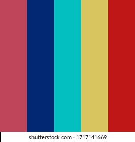 Color Palette Vector Illustration Pink Blue Stock Vector (Royalty Free ...