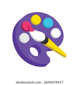 Color Palette Vector style icons. EPS 10 file.