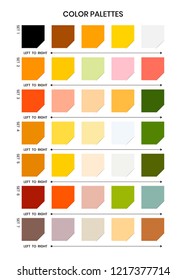 color palettes vector