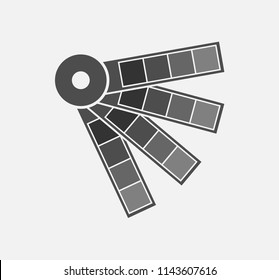 Color pallet icon . Vector