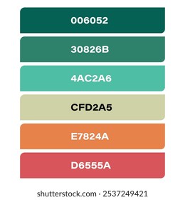 Color Pallets, Color Combination, inspiration, color palette vector for scene 15