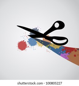 Color paper background