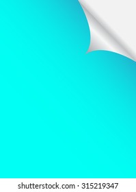Color paper sticker  curl 