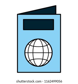 color passport id document international travel