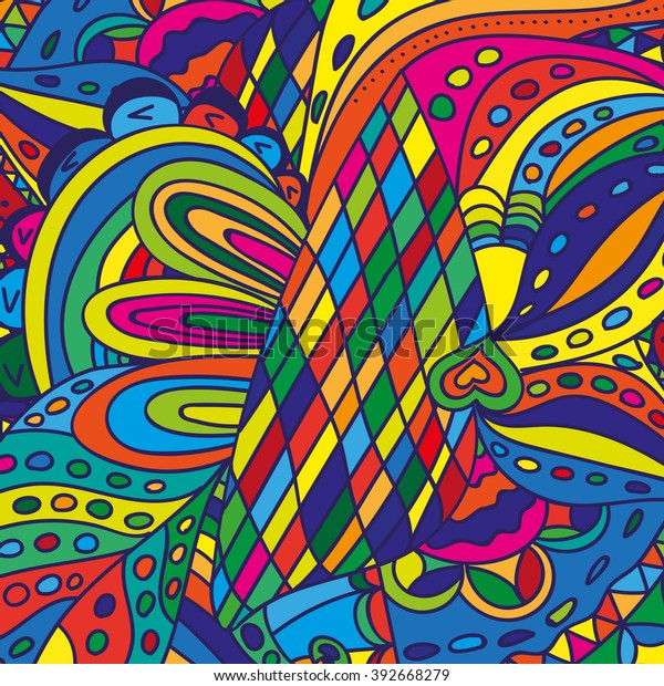Color Pattern Stock Vector (Royalty Free) 392668279