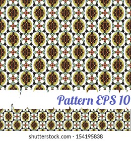 color pattern from geometrical figures