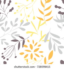 color pattern of the leaves