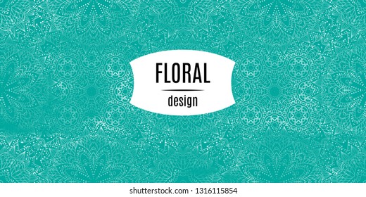 color pattern mandala floral elements. Decoration boho flower elements.