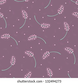 The color pattern with pink flowers