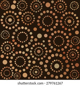 Color pattern simulating flowers