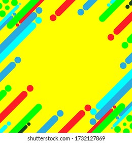 Patrón de color con espacio en el medio, espacio para colocar la marca