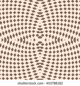 Color pattern with symmetric geometric ornament. Stylized floral abstract background. Mosaic wallpaper. Vector illustration