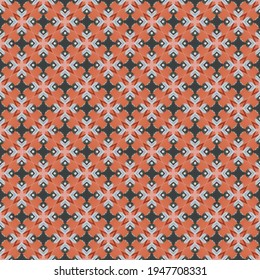 Textura de patrón de color. Diseño gráfico ornamental colorido. Ornamentos mosaicos. Plantilla de patrón. Ilustración vectorial.