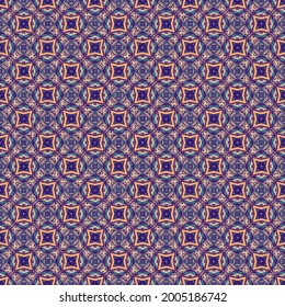 Textura de patrón de color. Diseño gráfico ornamental colorido. Ornamentos mosaicos. Plantilla de patrón. Ilustración vectorial.