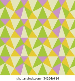 Color Pattern Triangles Seamless Background Texture Stock Vector ...