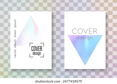 Color Pattern. Vintage Effect. Holographic Texture. Pink Pearlescent Paper. Rainbow Foil. Plastic Screen. Isolated Retro Brochure. Blue Color Pattern