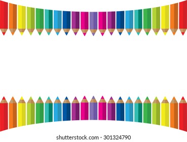 color pencil with background
