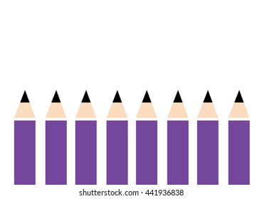 color pencil background vector