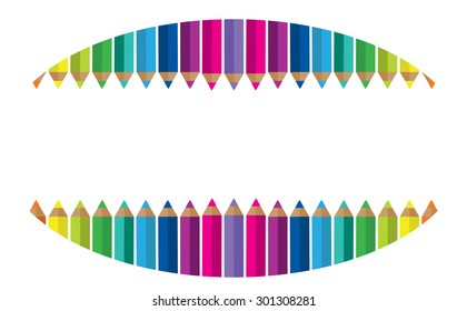color pencil border