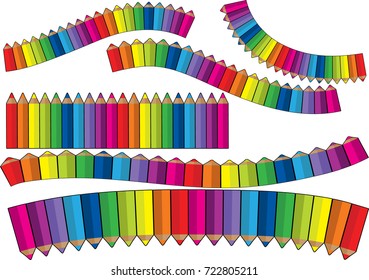 color pencil icon background