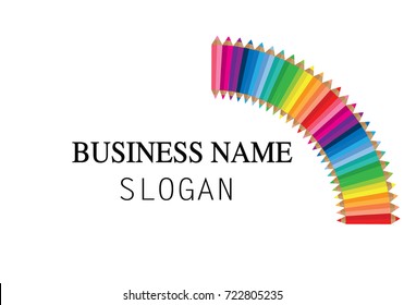color pencil icon background