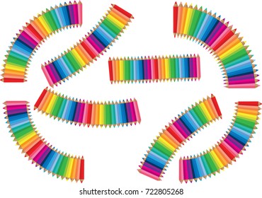 color pencil icon background
