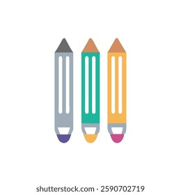 Color Pencil Icon for Creative Studies