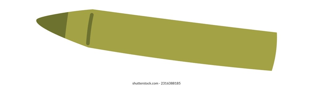 Color Pencil Icon Vector Illustration