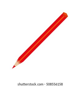 color pencil isolated icon vector illustration design