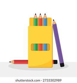 Color pencil packaging in