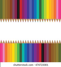 color pencil row.