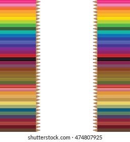 color pencil row.