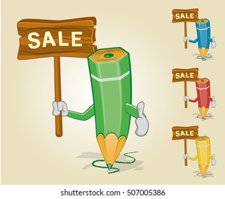Color Pencil Sale Thumb Up