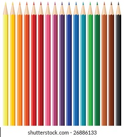 Color pencil set - blend and gradient only