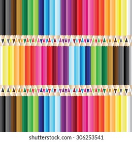 color pencil vector illustration