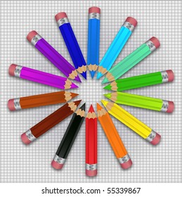 Colores de lápices