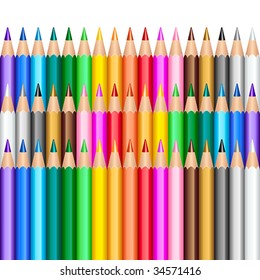 Color pencils background