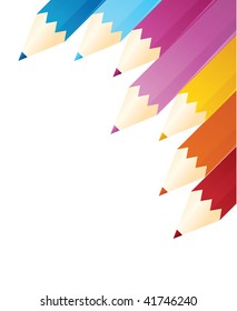 color pencils background