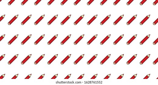 Color pencils background. Seamless pattern. Vector.