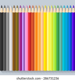 Color pencils set .