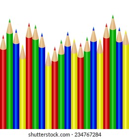 Color Pencils Vector