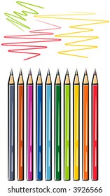 Color Pencils (Vector)